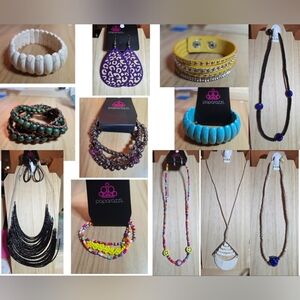 Paparazzi LOT of 12 Bracelets, Necklaces & Earrings